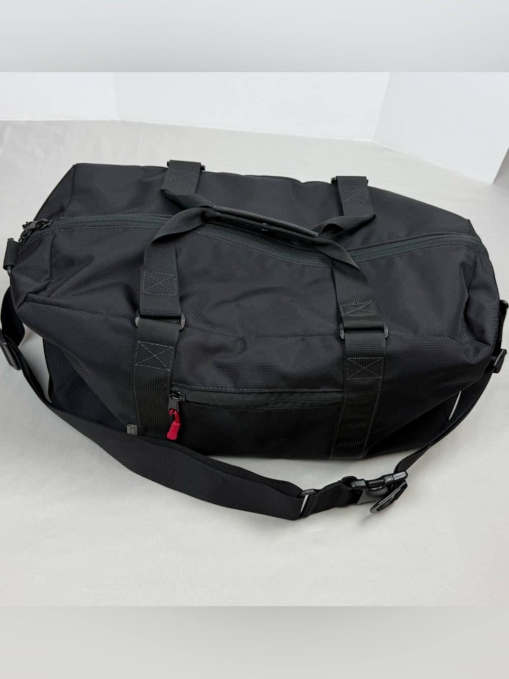 DSPTCH Black Weekender Duffle Bag Made in USA Ballistic Nylon